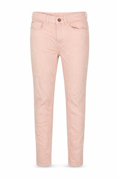 Marks & Spencer Womens Pink Cotton Skinny Jeans Size 8 L27 in Regular Zip