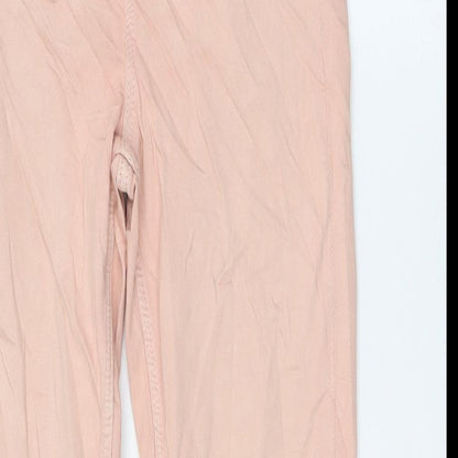 Womens UK Size 8 Marks and Spencer Regular Fit Skinny Pink Jeans