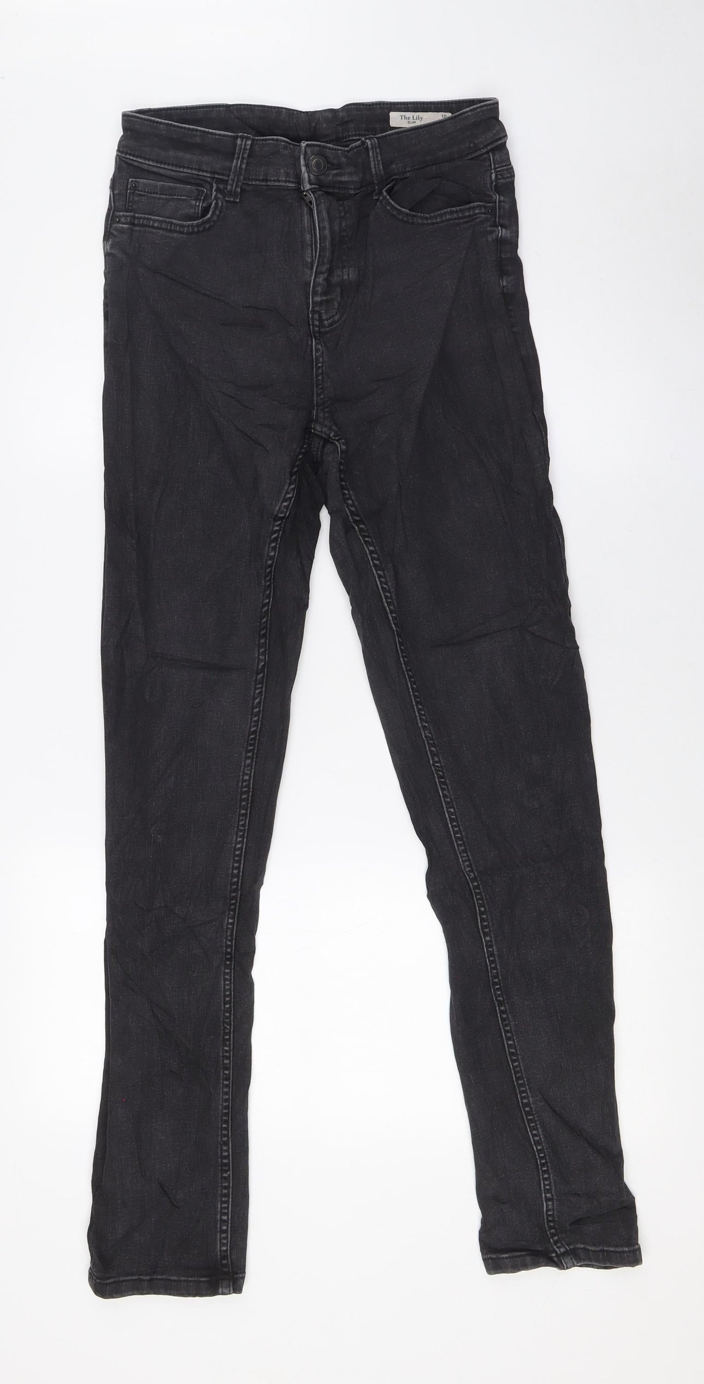 Womens UK Size 10 Marks and Spencer Regular Fit Skinny Black Jeans