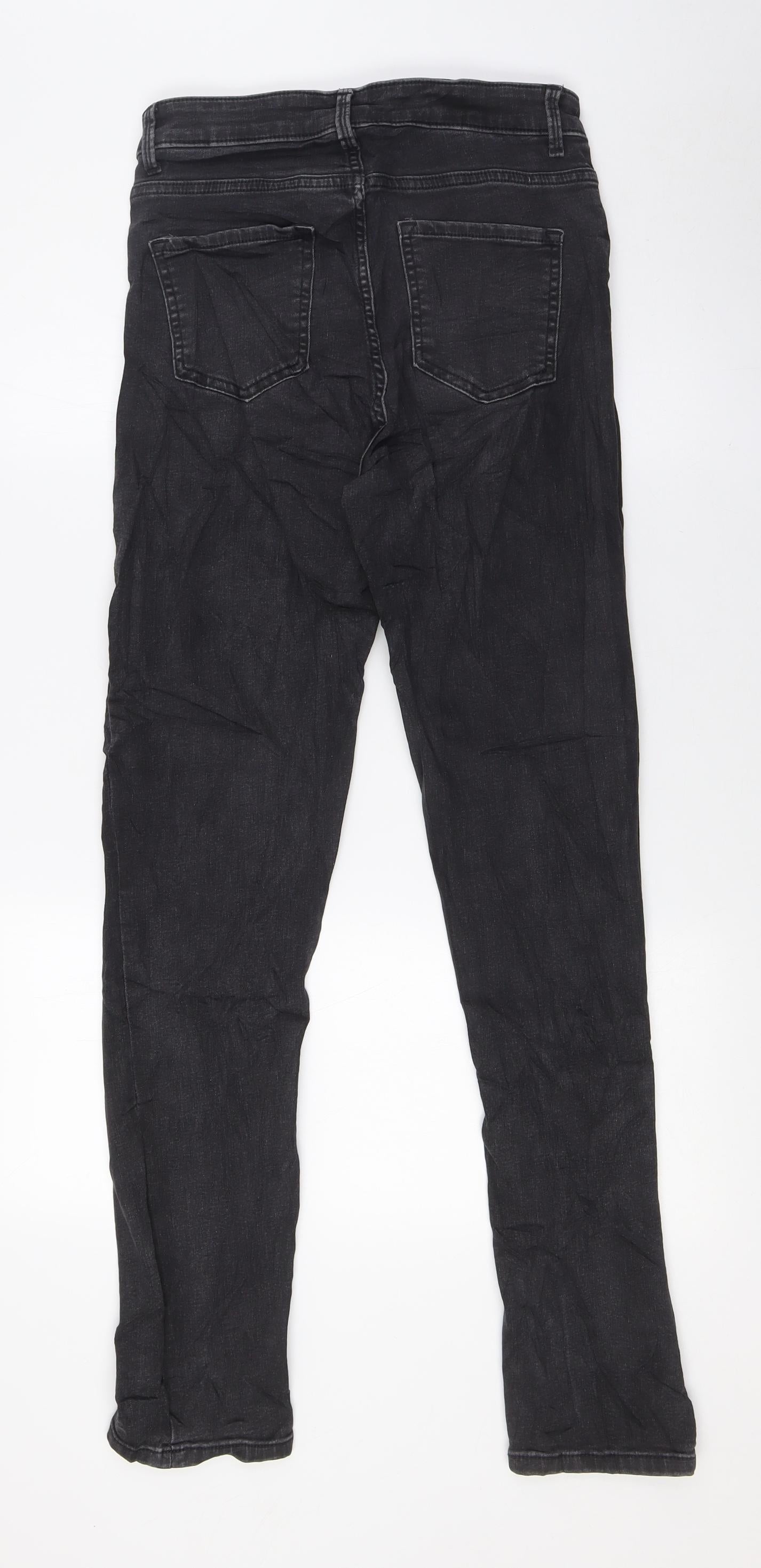 Womens UK Size 10 Marks and Spencer Regular Fit Skinny Black Jeans