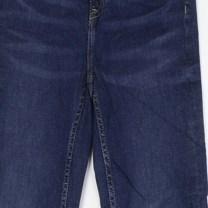 Womens UK Size 6 Marks and Spencer Relaxed Fit Skinny Blue Jeans