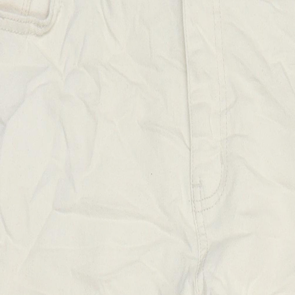 M&S Womens Grey Cotton Skinny Jeans Size 18 L25 in Regular