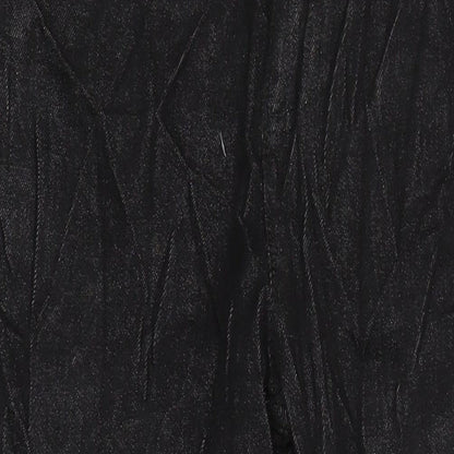 M&S Womens Black Cotton Skinny Jeans Size 14 L28 in Regular