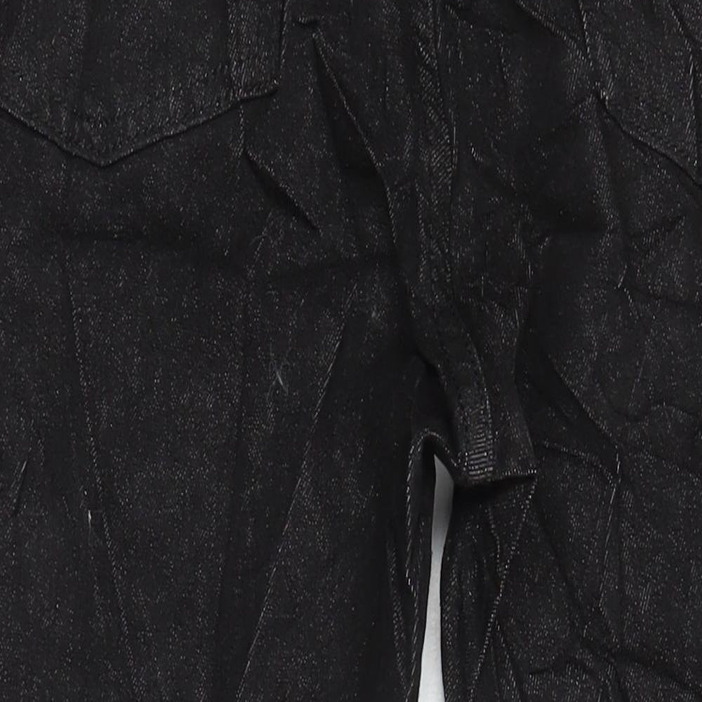 M&S Womens Black Cotton Skinny Jeans Size 14 L28 in Regular