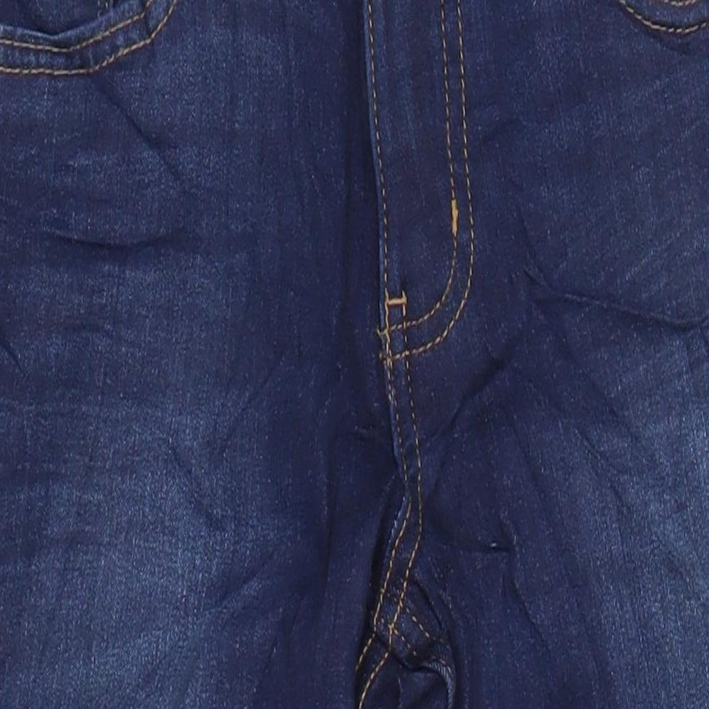 M&S Womens Blue Cotton Skinny Jeans Size 8 L23 in Regular