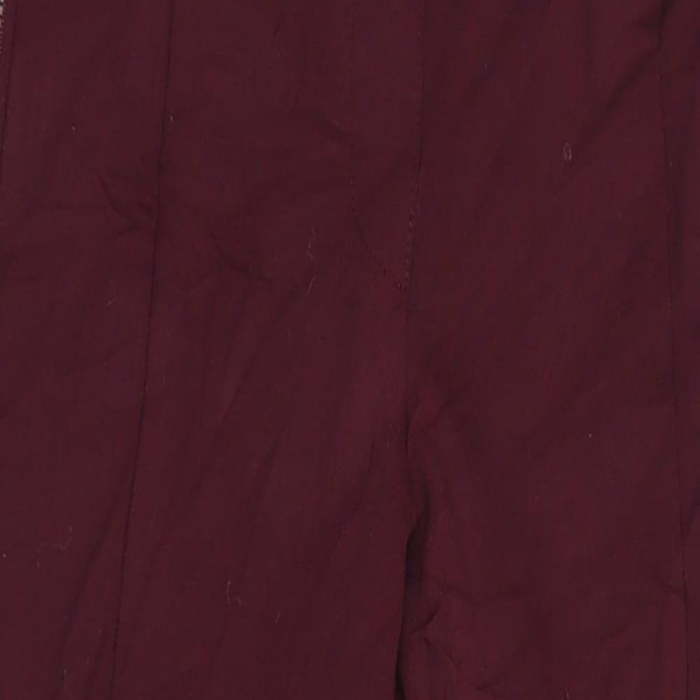 M&S Womens Red Polyester Jegging Jeans Size 12 L25 in Regular