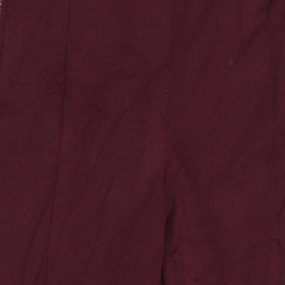 M&S Womens Red Polyester Jegging Jeans Size 12 L25 in Regular