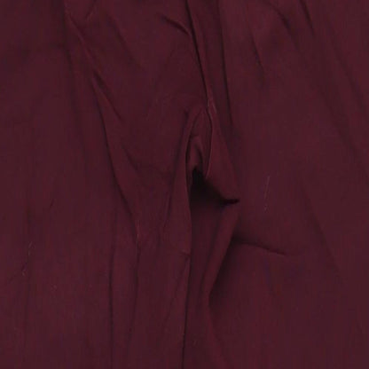 M&S Womens Red Polyester Jegging Jeans Size 12 L25 in Regular