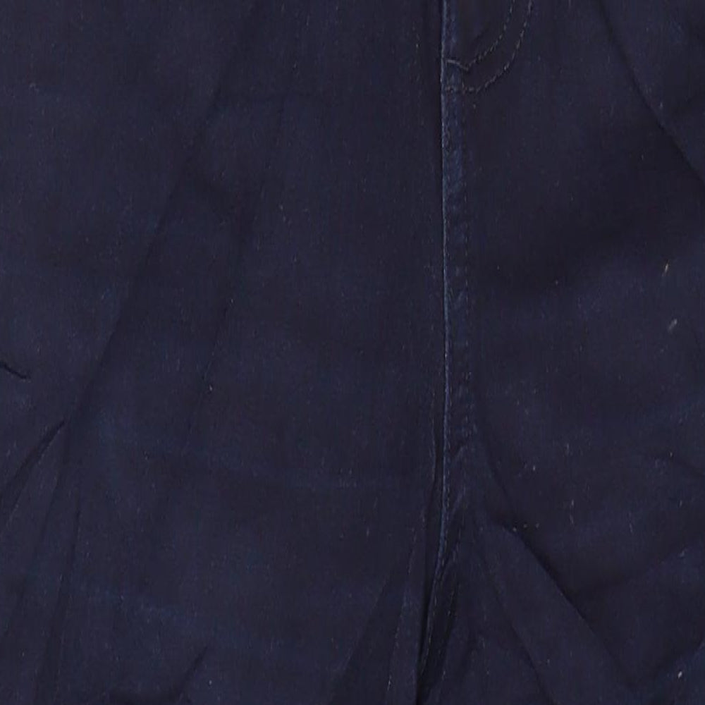 M&S Womens Blue Cotton Skinny Jeans Size 12 L29 in Regular