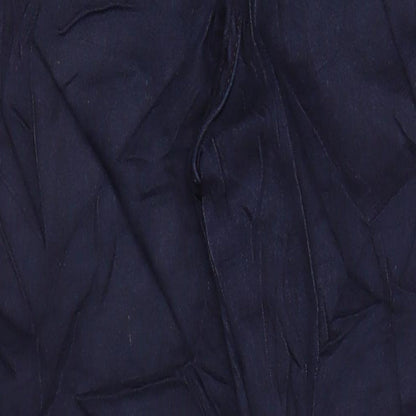 M&S Womens Blue Cotton Skinny Jeans Size 12 L29 in Regular