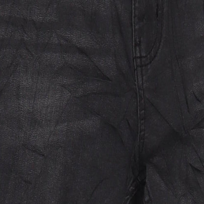 M&S Womens Grey Cotton Skinny Jeans Size 10 L27 in Regular