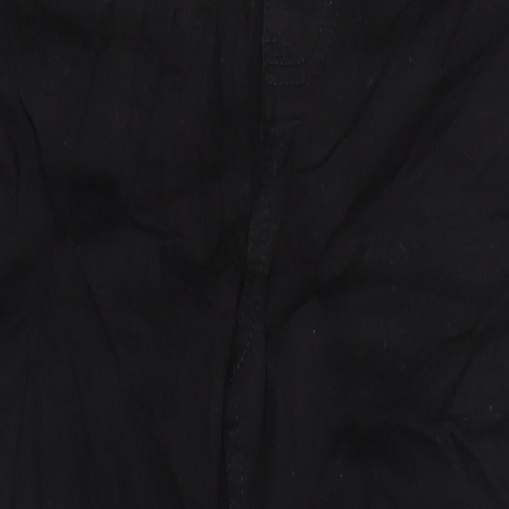 M&S Womens Black Cotton Skinny Jeans Size 6 L28 in Regular