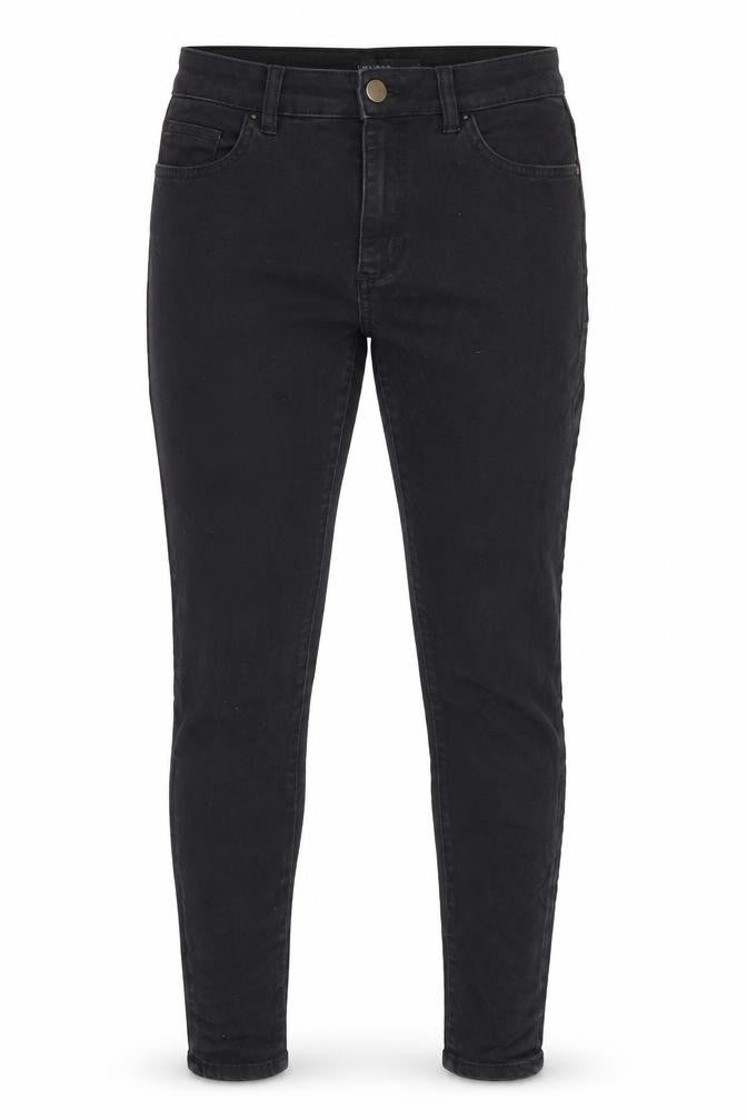 Marks & Spencer Womens Black Cotton Skinny Jeans Size 12 L29 in Regular