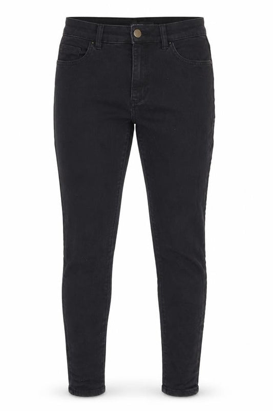 Marks & Spencer Womens Black Cotton Skinny Jeans Size 12 L29 in Regular