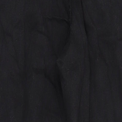 M&S Womens Black Cotton Skinny Jeans Size 12 L29 in Regular