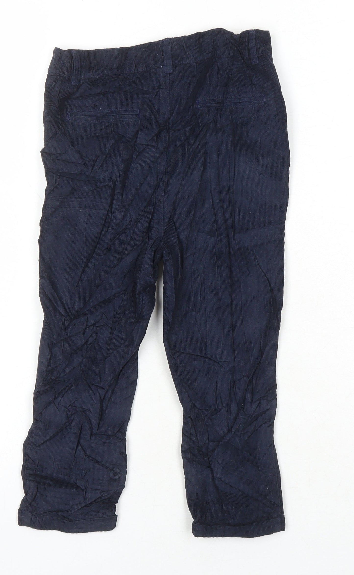 M&S Boys Blue 100% Cotton Skinny Jeans Size 2-3 Years Regular