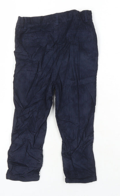 M&S Boys Blue 100% Cotton Skinny Jeans Size 2-3 Years Regular