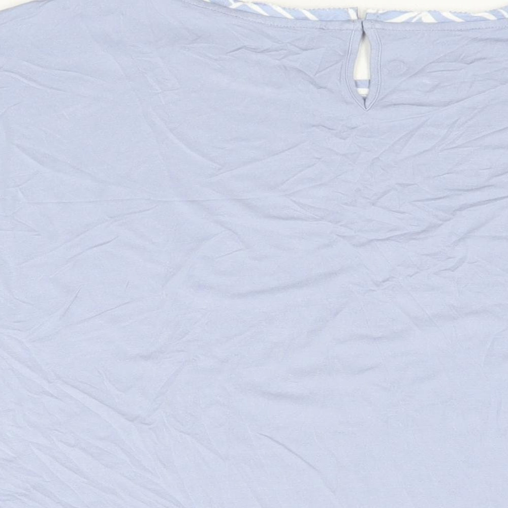 Womens UK Size 16 Marks and Spencer Blue Basic Blouse