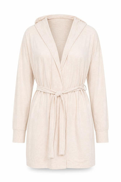 Dorothy Perkins Womens Pink Solid Polyester Top Robe Size M Tie