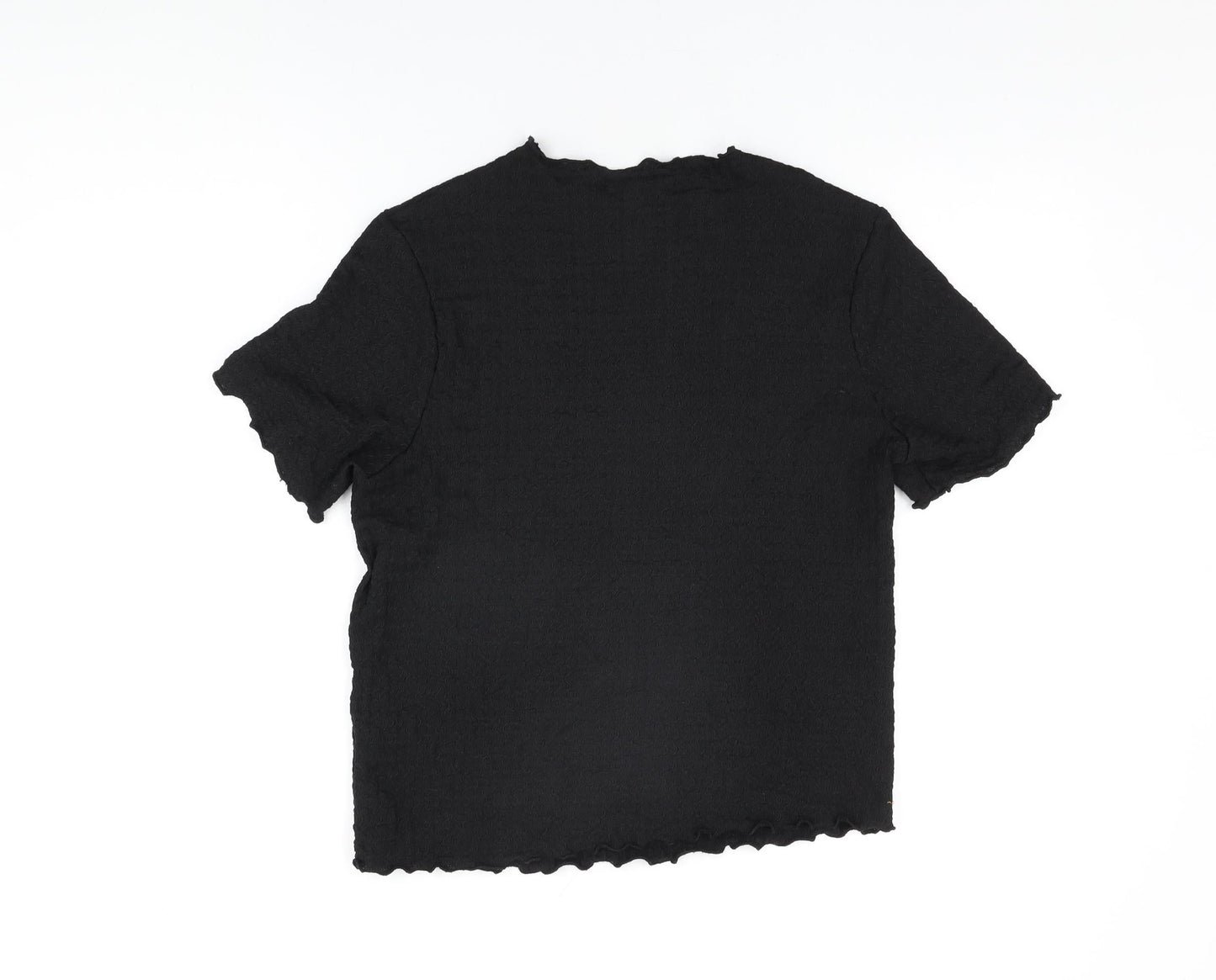 Womens UK Size 16 NEXT Black Basic T-Shirt