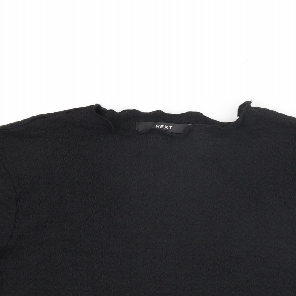 Womens UK Size 16 NEXT Black Basic T-Shirt