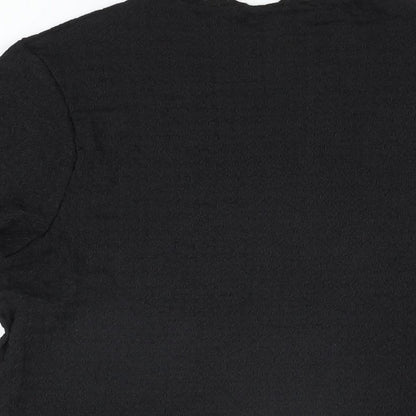 Womens UK Size 16 NEXT Black Basic T-Shirt