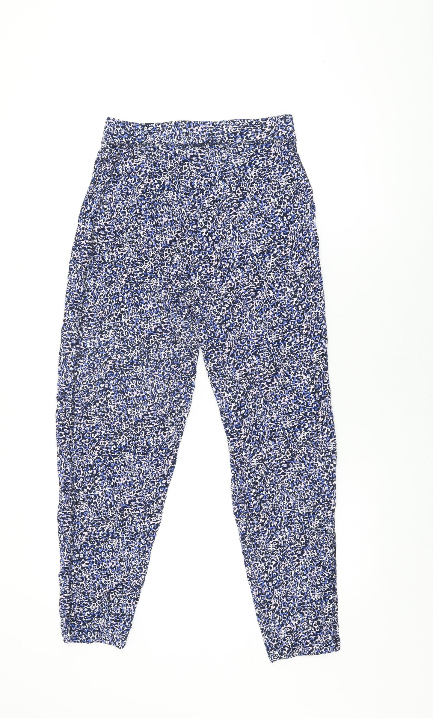 Womens UK Size 8 Marks and Spencer Regular Fit  Blue Trousers