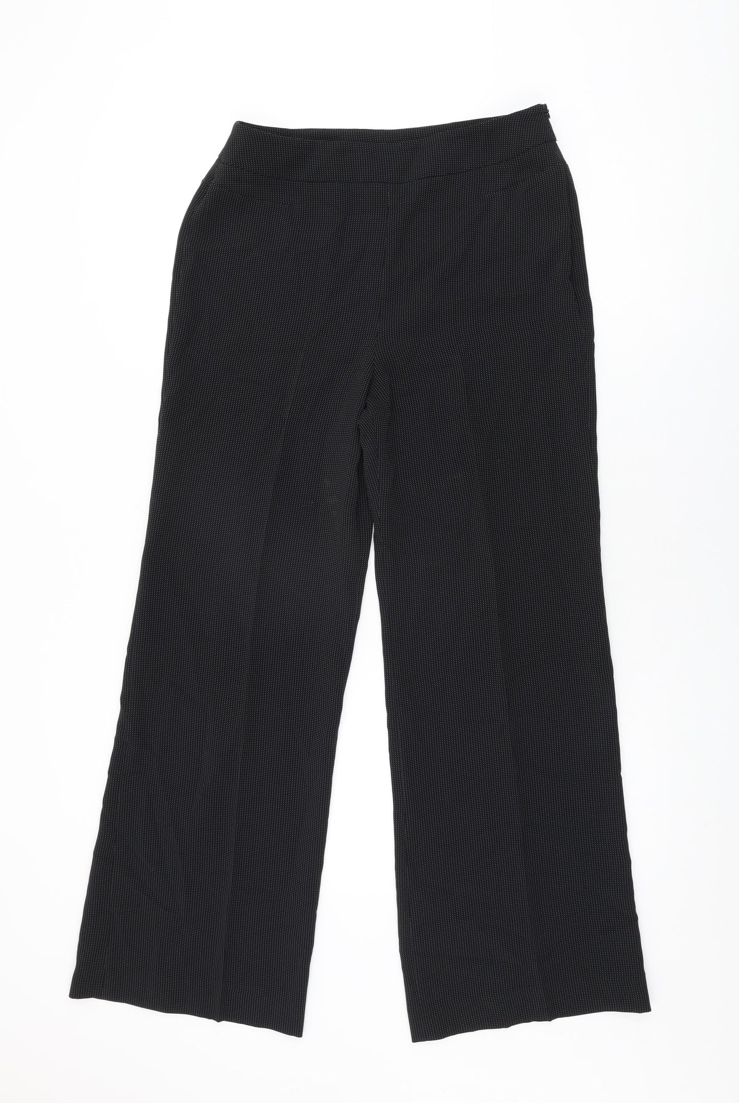 Womens UK Size 10 Kaliko Regular Fit  Black Trousers