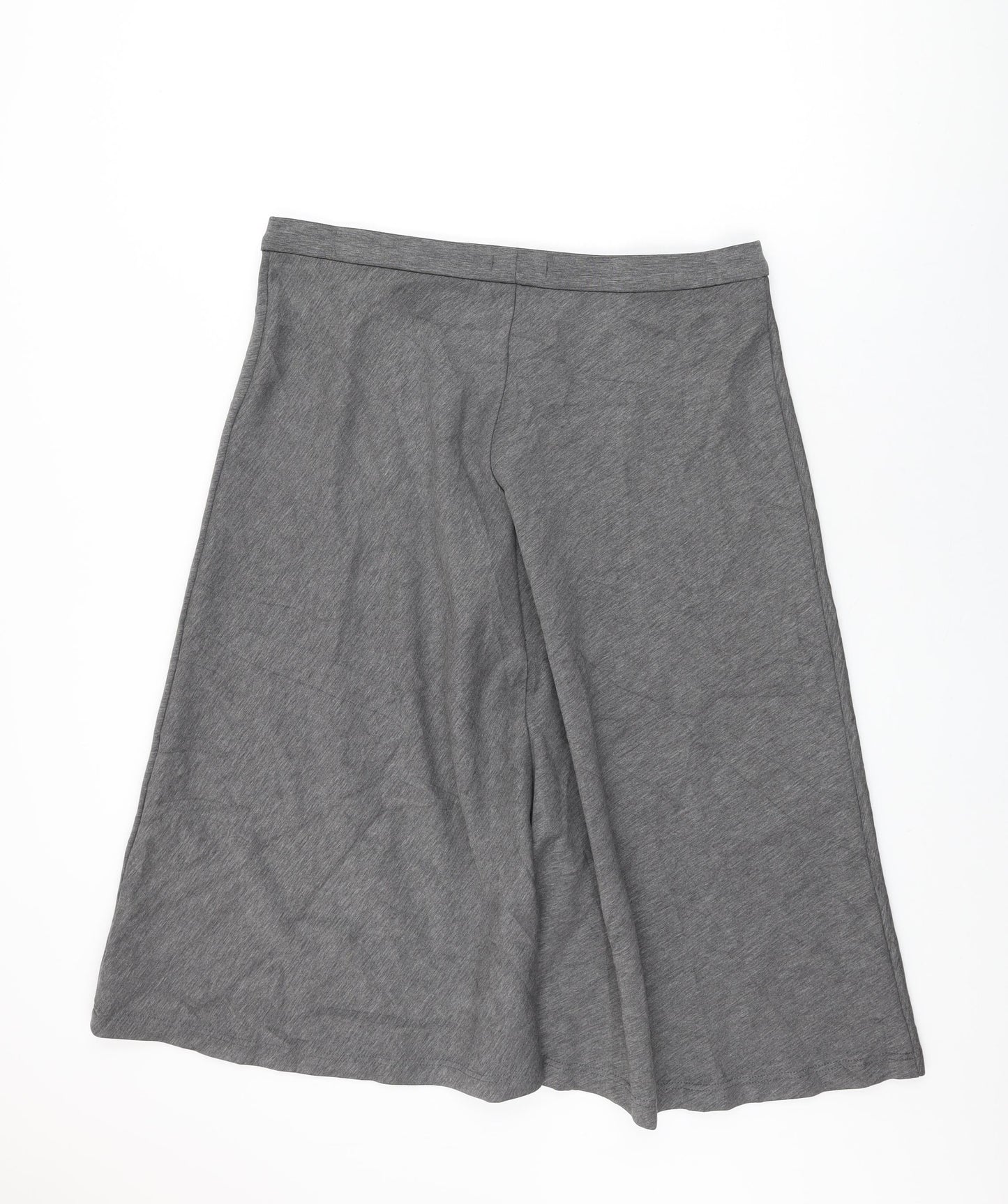 Marks and Spencer Womens Grey Polyester Swing Skirt Size 18
