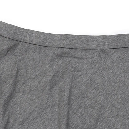 Marks and Spencer Womens Grey Polyester Swing Skirt Size 18