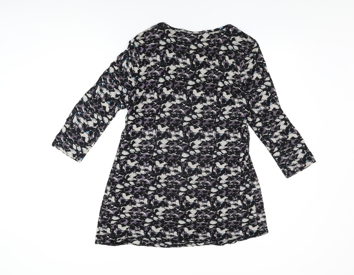 Womens UK Size S Adini Black Basic T-Shirt