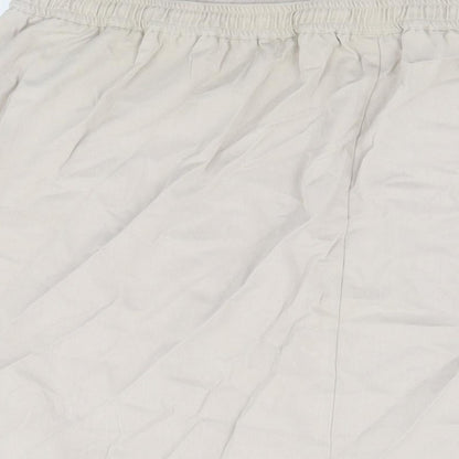 Bonmarché Womens Beige Polyester Swing Skirt Size 24 Drawstring