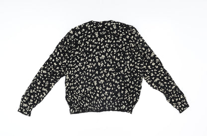 Womens UK Size 16 Marks and Spencer Black Cardigan Jumper