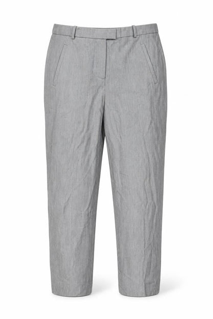 Womens UK Size 10 New Look Regular Fit  Grey Trousers
