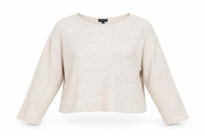 Womens UK Size 14 Topshop Beige Basic T-Shirt
