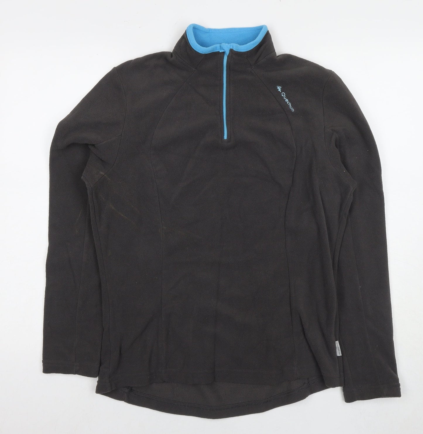 Quechua Womens Grey Polyester Pullover Sweatshirt Size L Pullover