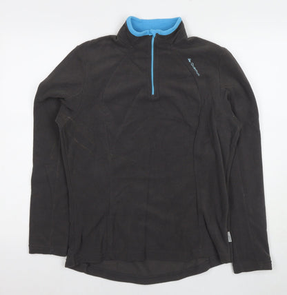 Quechua Womens Grey Polyester Pullover Sweatshirt Size L Pullover