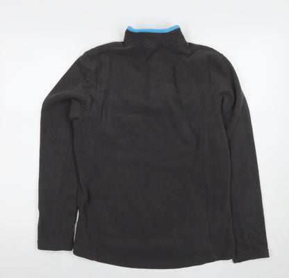 Quechua Womens Grey Polyester Pullover Sweatshirt Size L Pullover