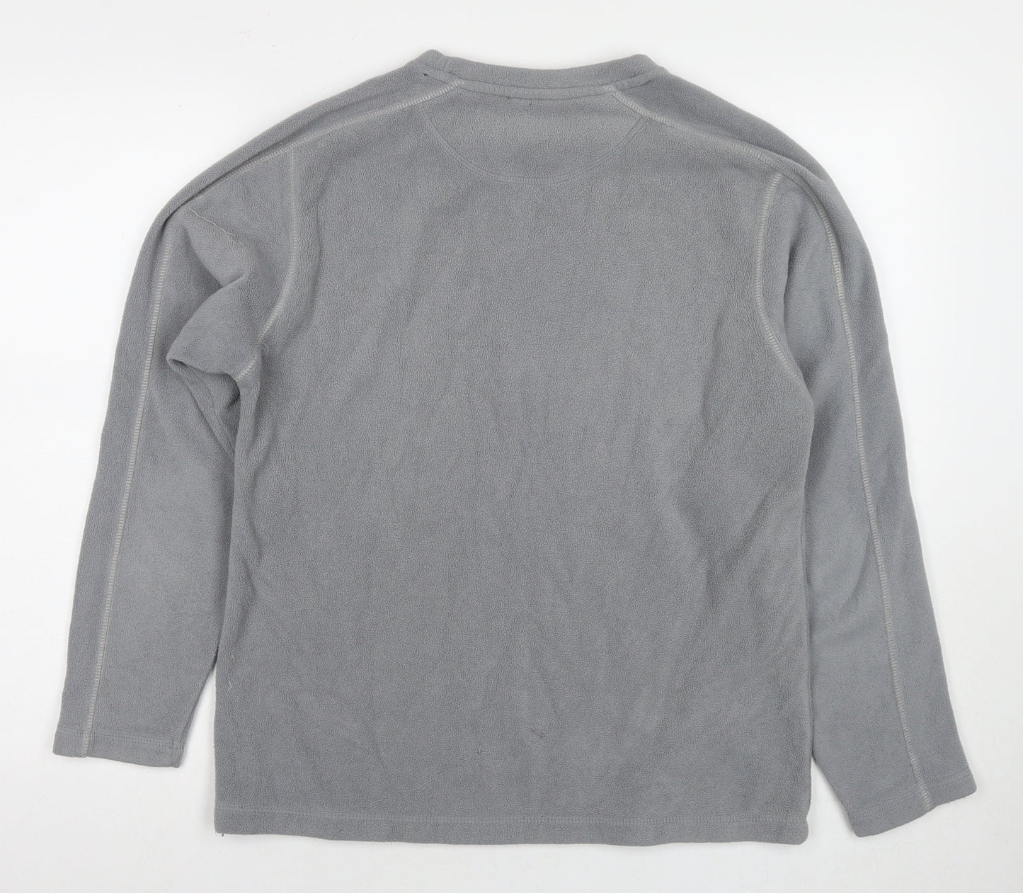 Active Womens Grey Polyester Pullover Sweatshirt Size S Pullover