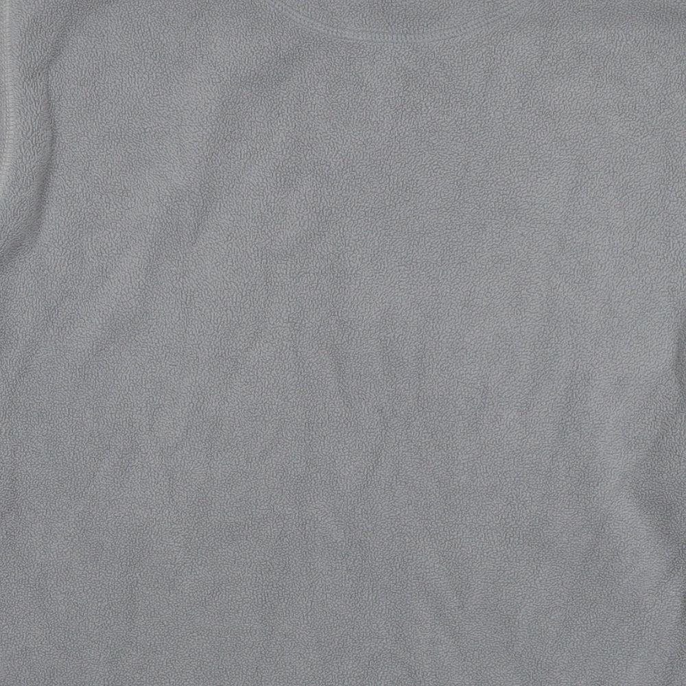 Active Womens Grey Polyester Pullover Sweatshirt Size S Pullover