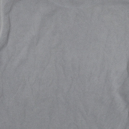 Active Womens Grey Polyester Pullover Sweatshirt Size S Pullover