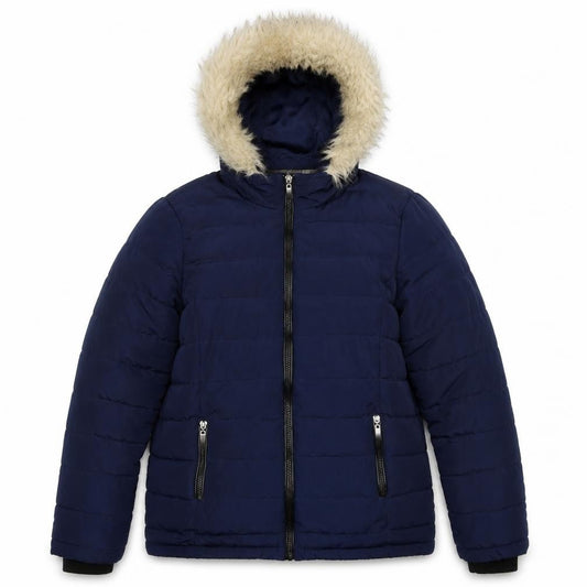 Womens UK Size 12 Dorothy Perkins Blue Puffer Jacket