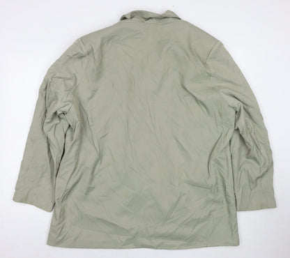 Womens UK Size 12 PRETTYLITTLETHING Green Jacket
