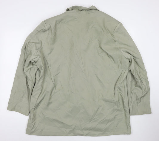 Womens UK Size 12 PRETTYLITTLETHING Green Jacket