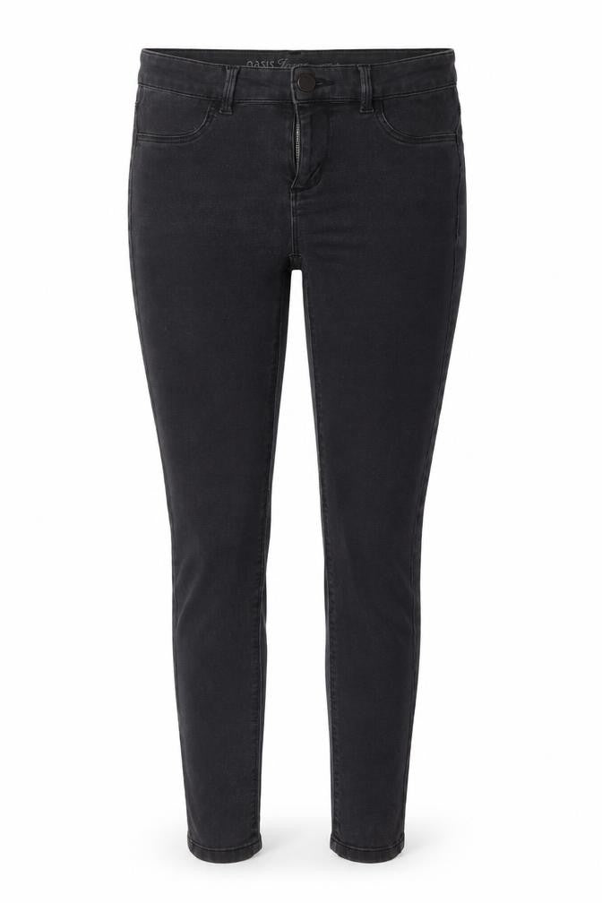Womens UK Size 8 Oasis Regular Fit Skinny Grey Jeans