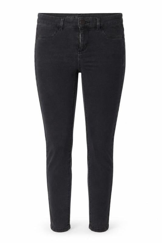 Womens UK Size 8 Oasis Regular Fit Skinny Grey Jeans
