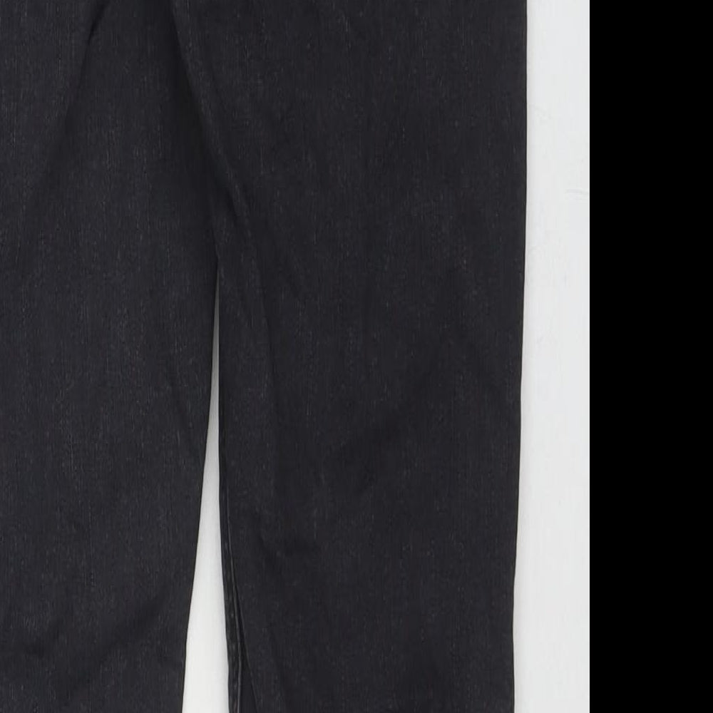 Topshop Womens Black Cotton Skinny Jeans Size 30 in L31 in Regular Zip