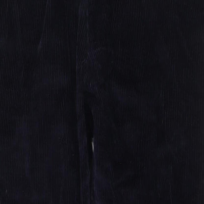 Skopes Mens Blue Cotton Trousers Size 36 in L29 in Regular Zip
