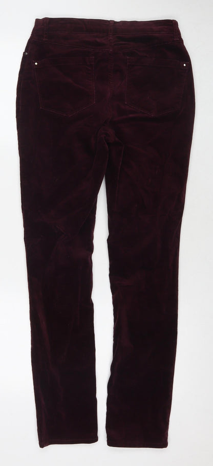 Womens UK Size 8 Pure Regular Fit  Red Trousers
