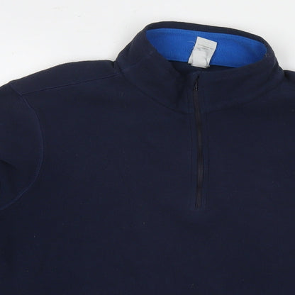 Mens UK Size L Quechua Blue Pullover Sweatshirt